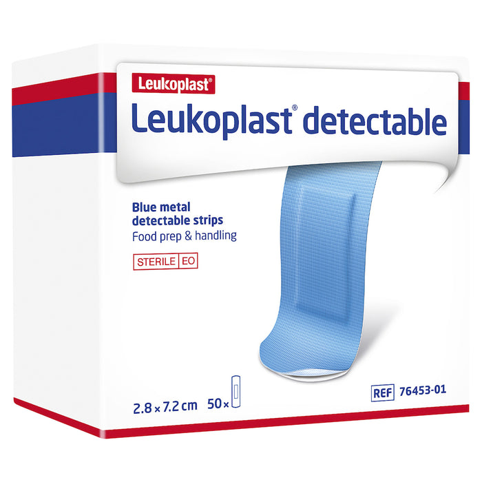 Leukoplast Detectable 7.2cm x 2.5cm Sterile Blue Box/50