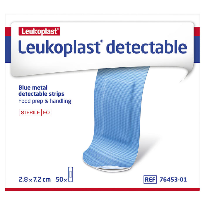 Leukoplast Detectable 7.2cm x 2.5cm Sterile Blue Box/50