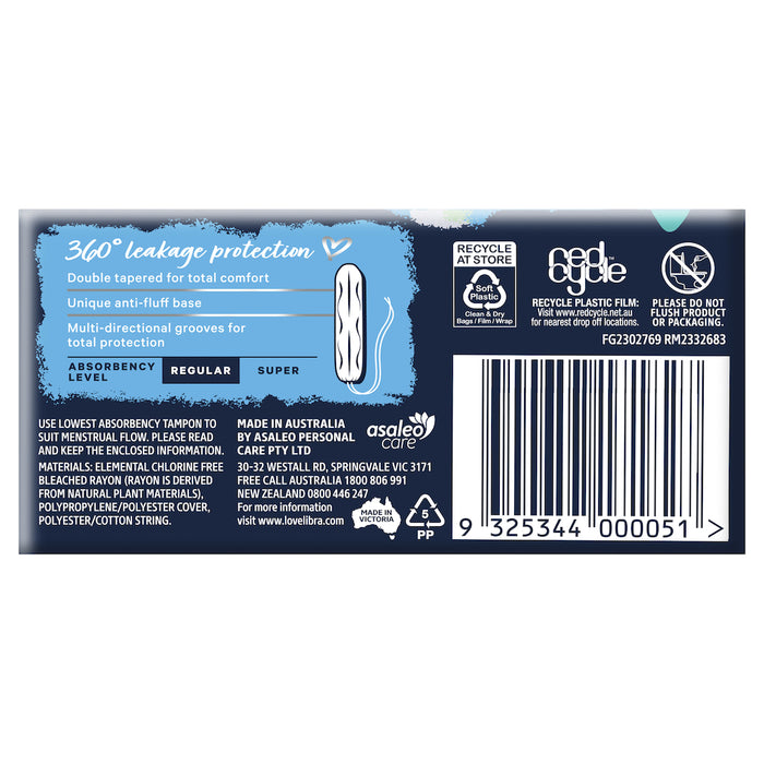 Libra Tampons Regular Slim 16 Pack