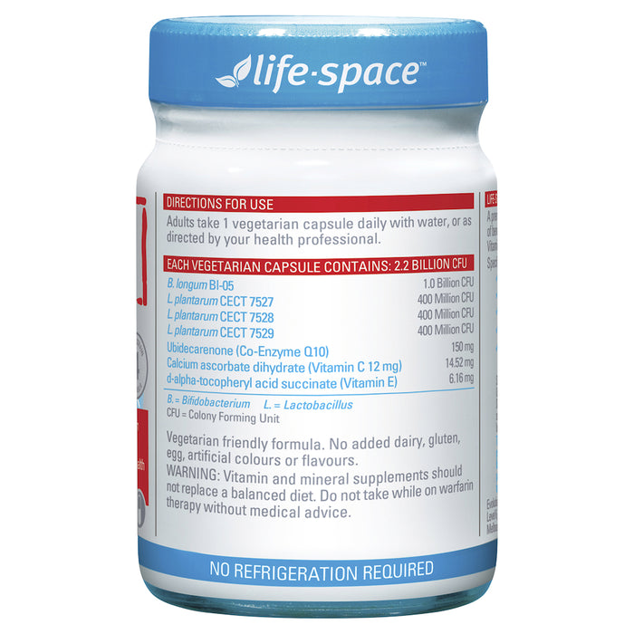 Life Space Probiotic + Cholesterol Support 50 Capsules