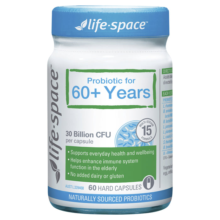 Life-Space Probiotic for 60+ Years 60 Caps