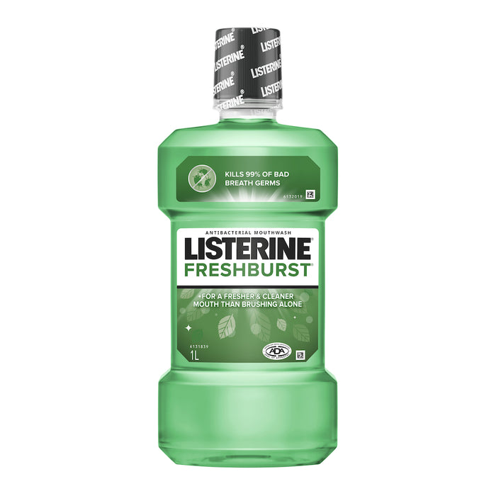 Listerine Mouthwash Fresh Burst 1 Litre