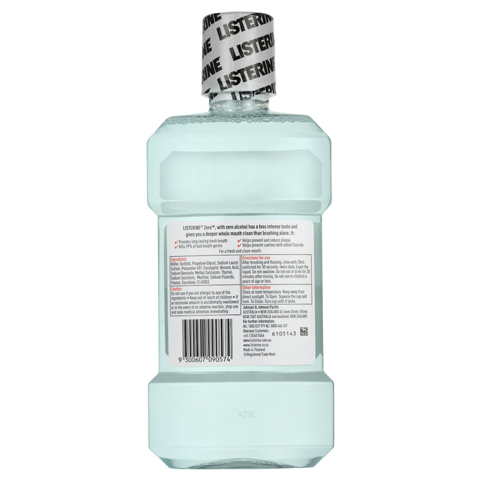 Listerine Mouthwash Zero 500ml