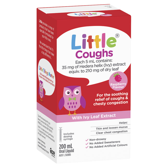 Little Coughs Raspberry 200ml