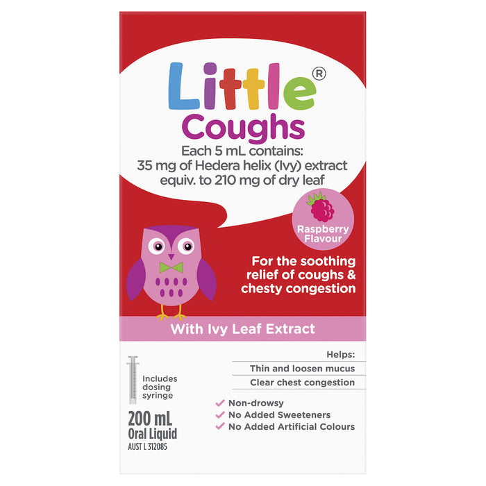 Little Coughs Raspberry 200ml