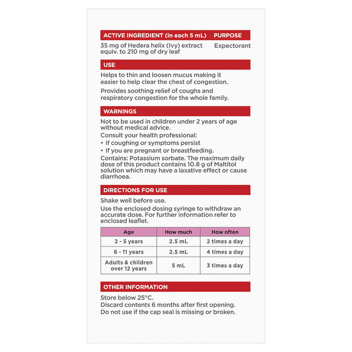 Little Coughs Raspberry 200ml