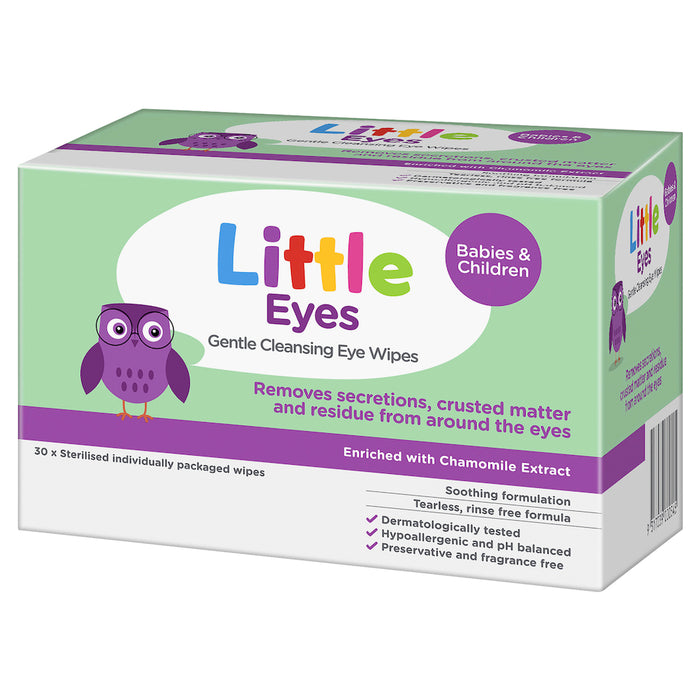 Little Eyes Cleansing Wipes 30