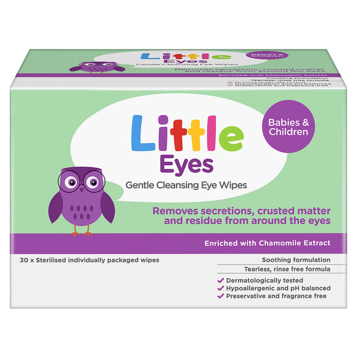 Little Eyes Cleansing Wipes 30