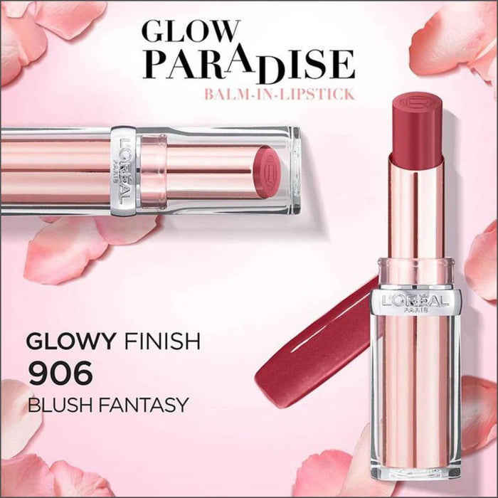 L'Oréal Paris Color Riche Glow Paradise Balm-In-Lipstick 906 Blush Fantasy