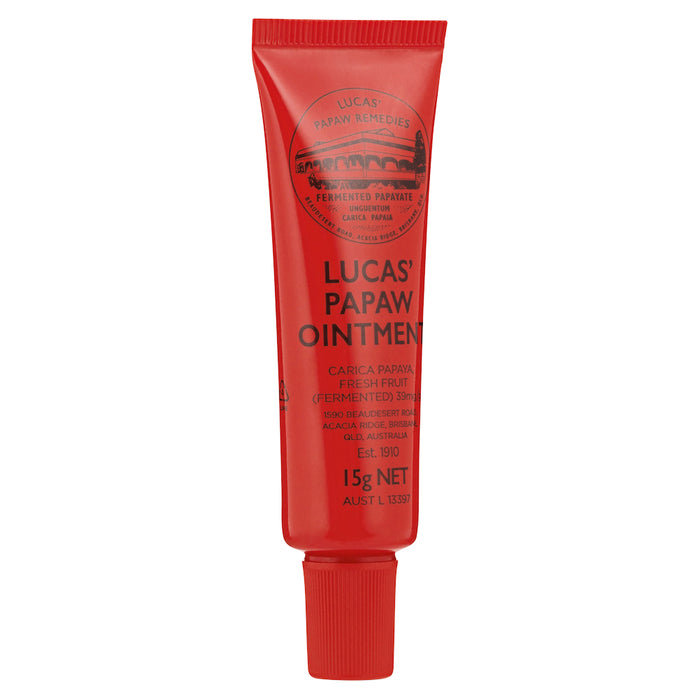 Lucas Papaw Ointment 15g Lip Applicator Tube