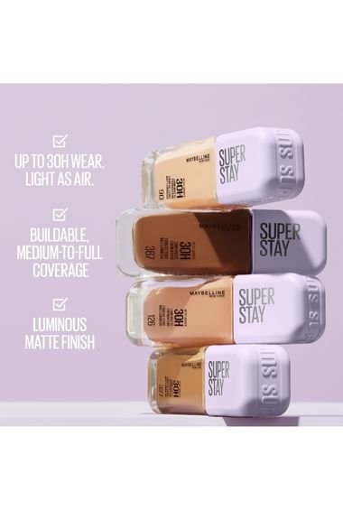 Maybelline Superstay 30 Hr Lumi Matte Foundation 350