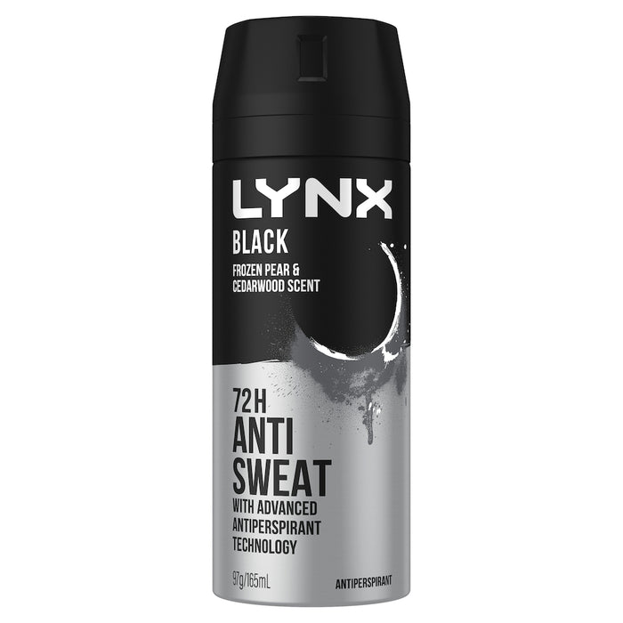 Lynx Black Antiperspirant 165ml