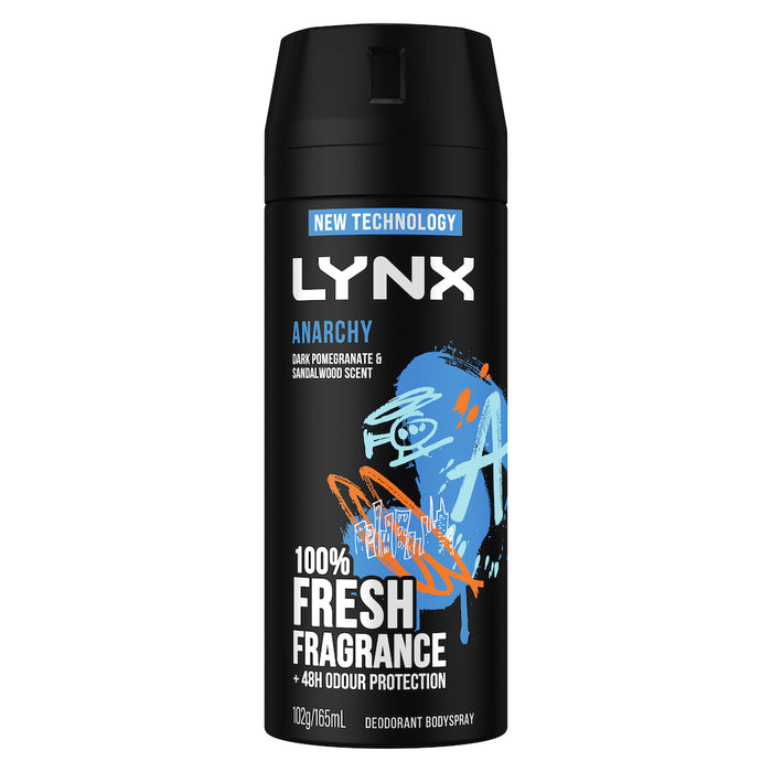 Lynx Deodorant Aerosol Anarchy For Him 165 ML