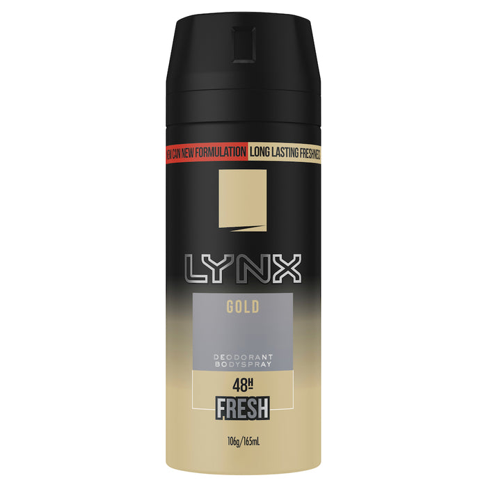 Lynx Body Spray Gold 165ml