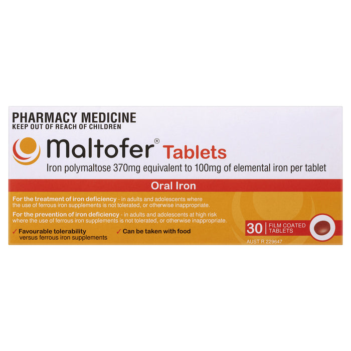 Maltofer 100mg Tablets 30