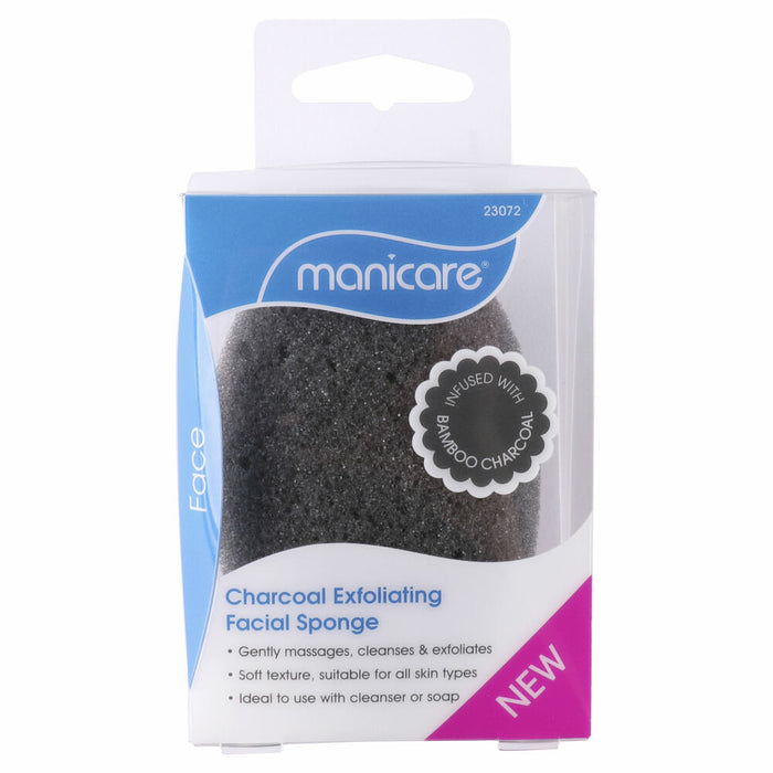 Manicare Charcoal Detox Exfoliating Sponge