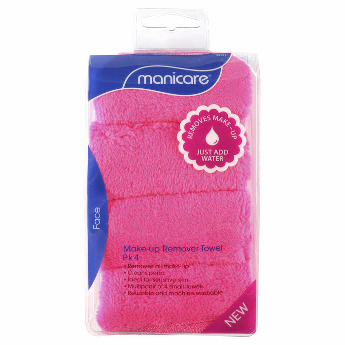 Manicare Make-Up Remover Towel Pk4