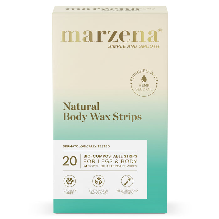 Marzena Natural Body Wax Strip 20Pack