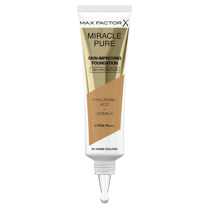 Max Factor Miracle Pure Foundation 76 Warm Golden