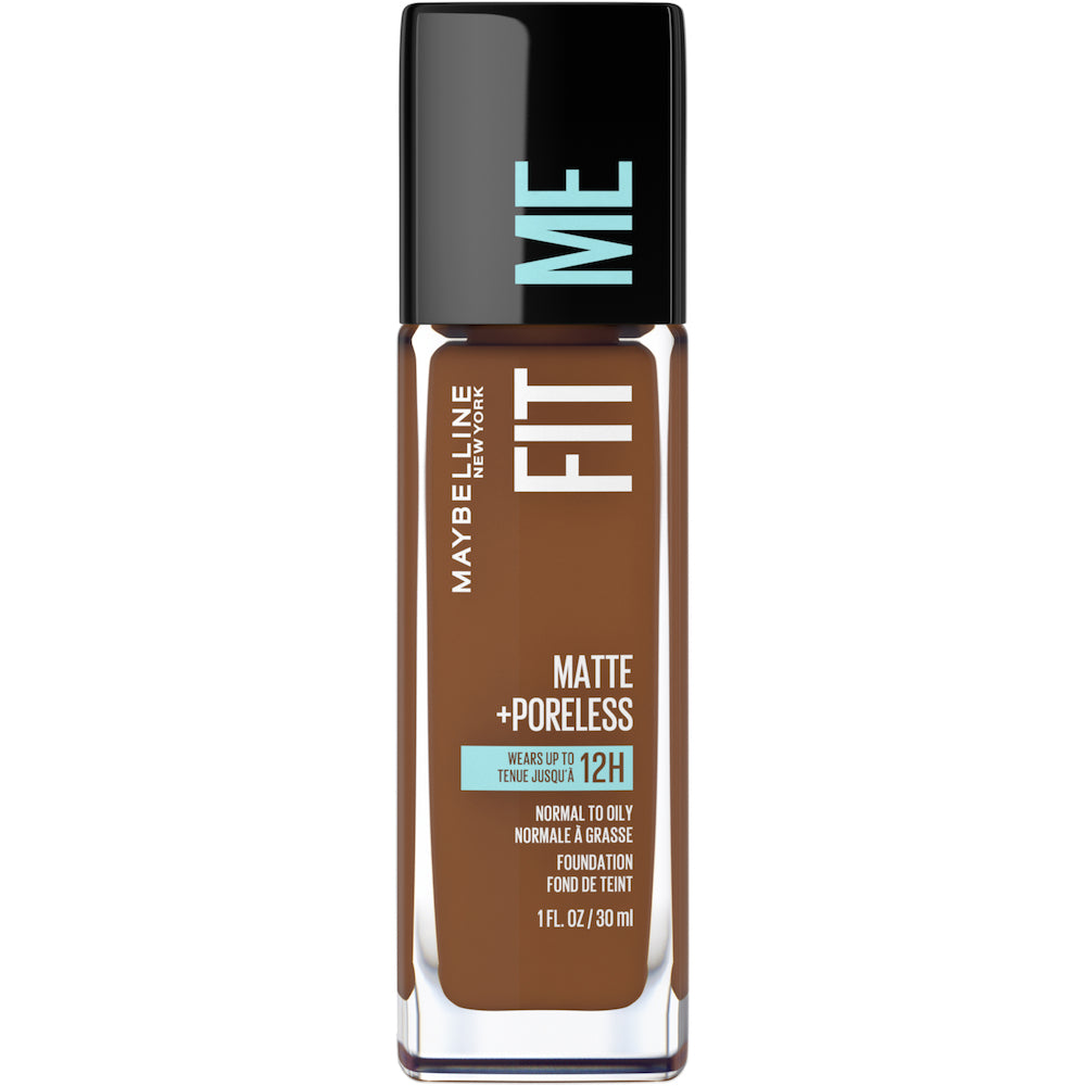 Maybelline Fit Me Foundation Matte Poreless 370 Deep Bronze.