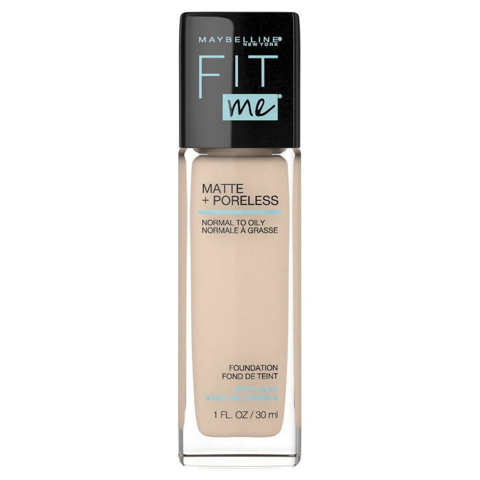 Maybelline Fit Me Matte Poreless Foundation 120 Classic Ivory 30mL