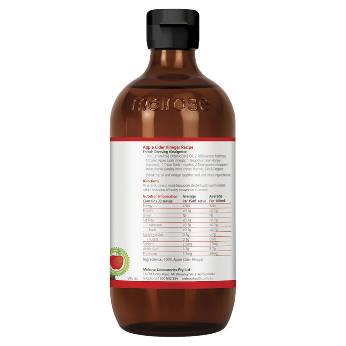 Melrose Double Strength Apple Cider Vinegar 500ml