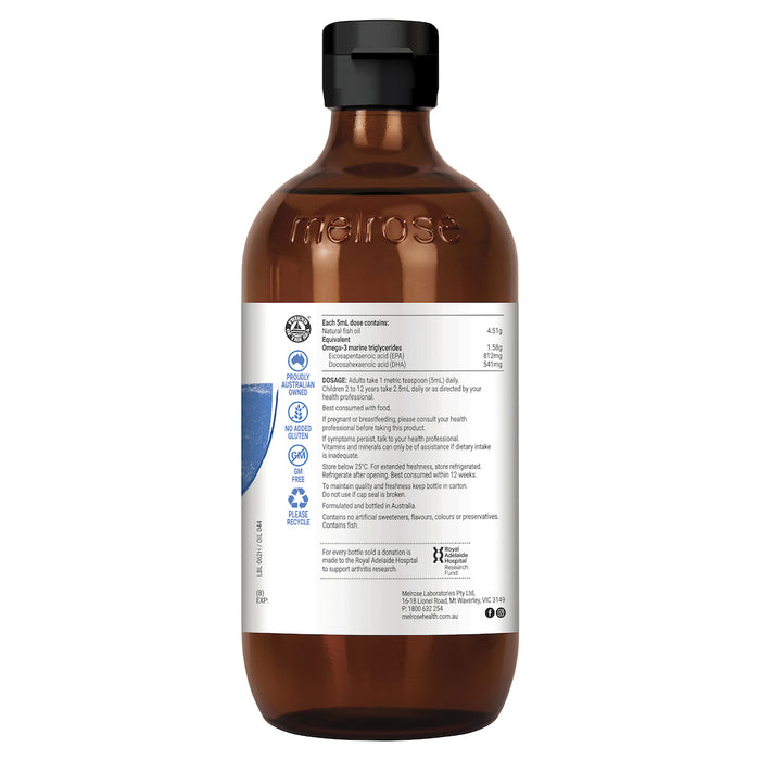 Melrose Omega Fish Oil 500ml