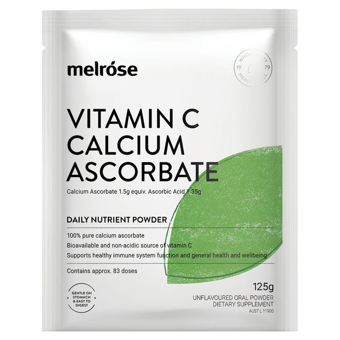 Melrose Vitamin C Calcium Ascorbate  125g