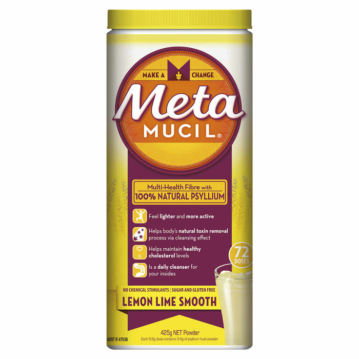 Metamucil Smooth Lemon Lime 72 Doses 425g