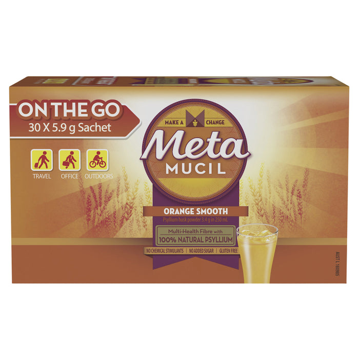 Metamucil Smooth Orange 30 Doses Sachets