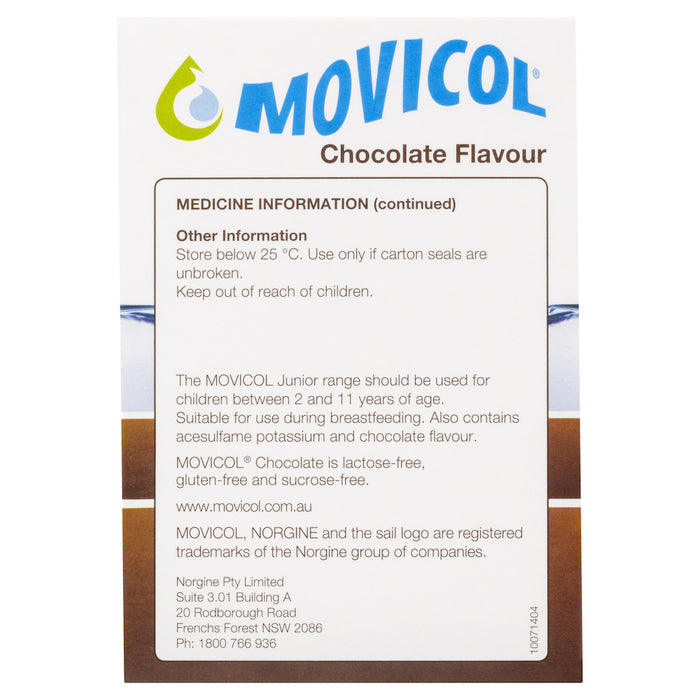 Movicol Sachets Chocolate 30