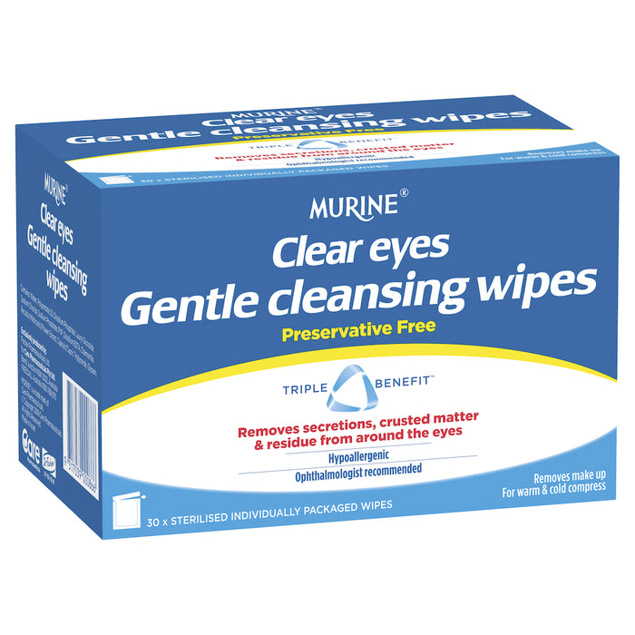 Murine Clear Eyes Wipes 30