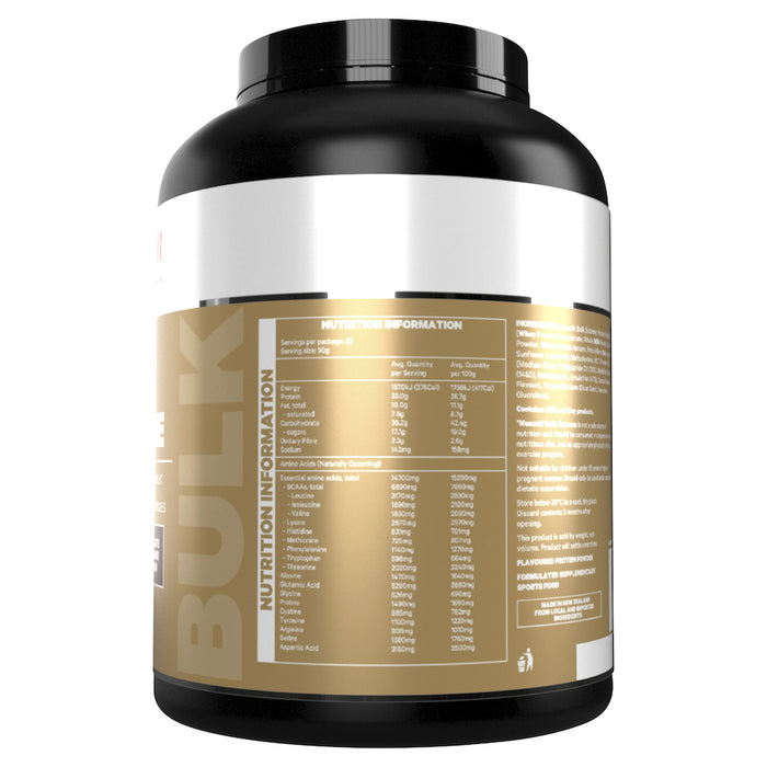 Musashi Bulk Extreme Protein Powder Chocolate Milkshake 2kg