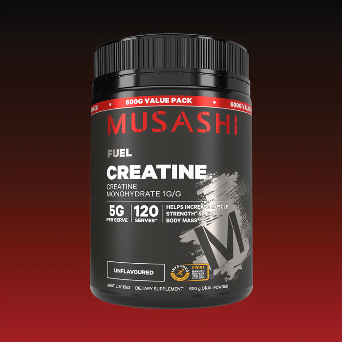 Musashi Creatine 600g Powder Uflavoured.