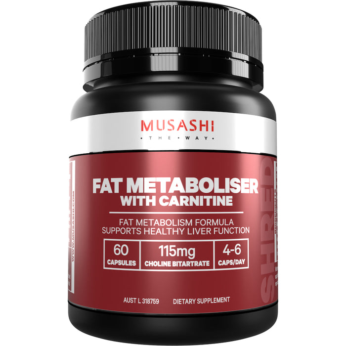 Musashi Fat Mobiliser + Canitine 60 Capsules