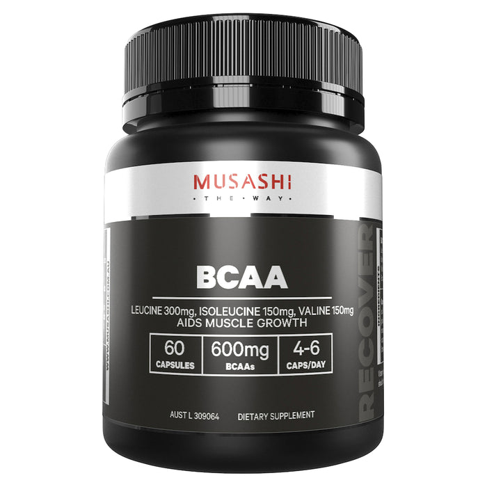 Musashi Muscle Recovery BCAA 60 Capsules