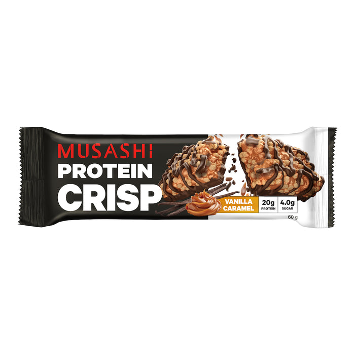 Musashi Protein Crisp Bar Vanilla Caramel 60g