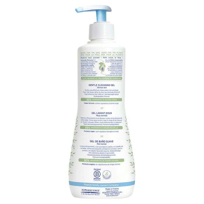 Mustela 2 in 1 Gentle Cleansing Gel 500mL