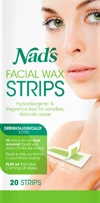 Nad's Facial Wax Strips 20