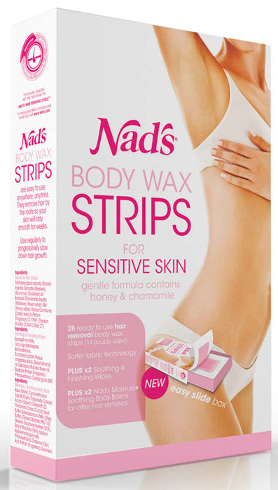 Nad's Body Wax Strips for Sensitive Skin 28