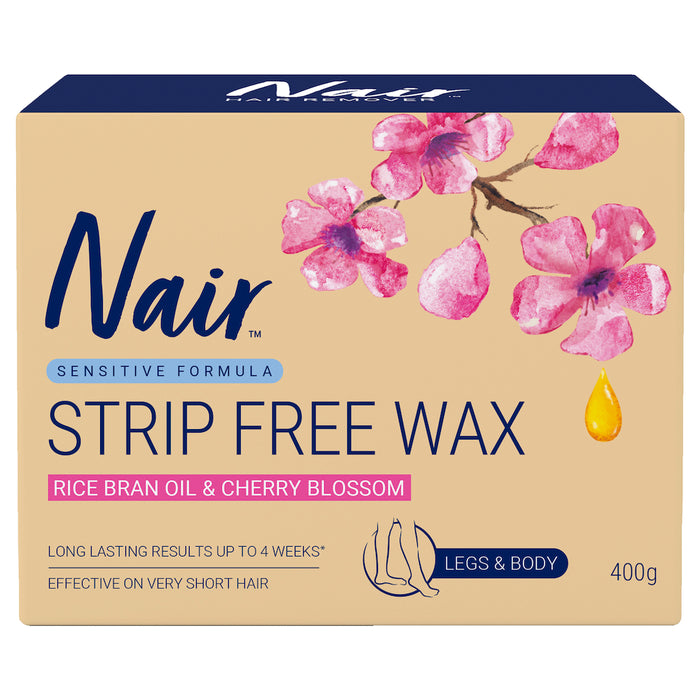 Nair Sensitive Face & Body Strip Free Wax 400g