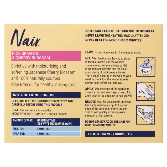 Nair Sensitive Face & Body Strip Free Wax 400g