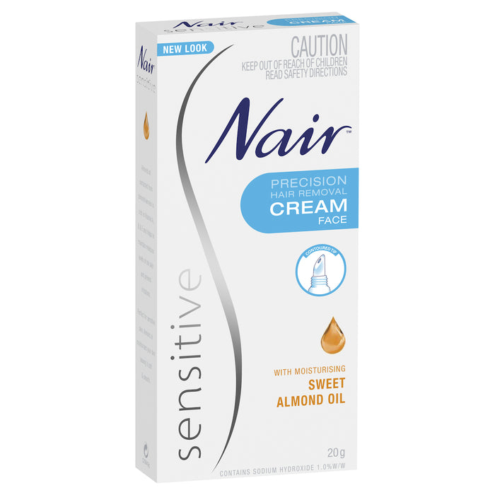 Nair Sensitive Facial Hair Removal Cream 20g