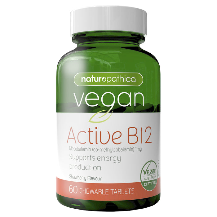 Naturapathica Vegan Active B12 60 Hard Capsules