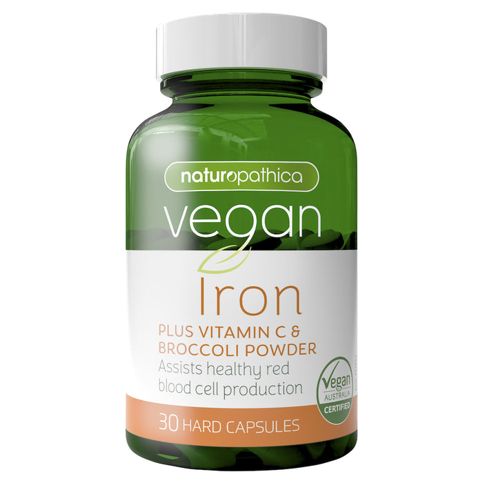 Naturapathica Vegan Iron 30 Hard Capsules