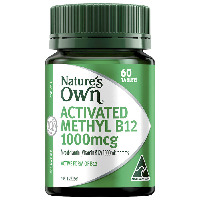 Nature's Own Activated Methyl B12 60 Tablets