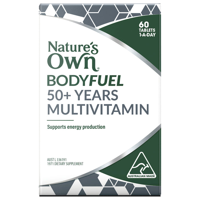 Nature's Own Body Fuel 50+ Years Multivitamin 60 Tablets