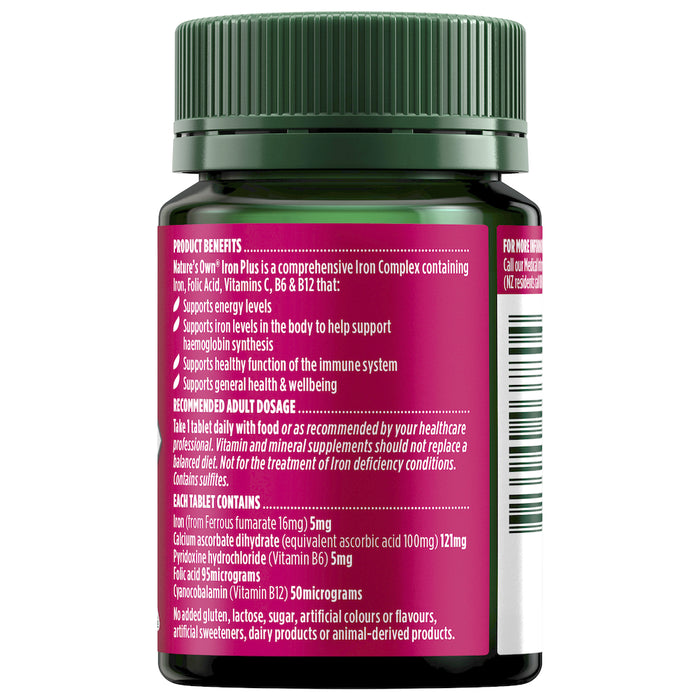 Nature's Own Iron Plus 50 Tablets