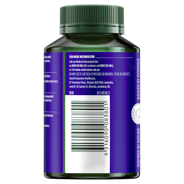 Nature's Own Valerian Forte 2000mg 60 Capsules