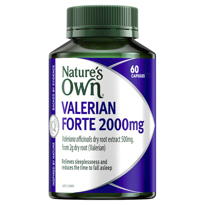 Nature's Own Valerian Forte 2000mg 60 Capsules